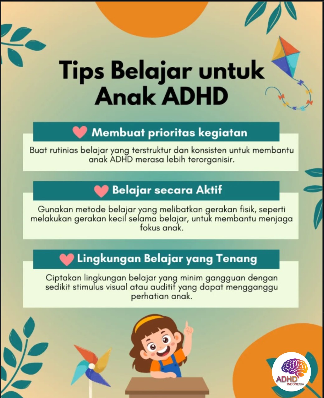 Strategi Belajar yang Cocok untuk Anak ADHD di Kota Gunungsitoli